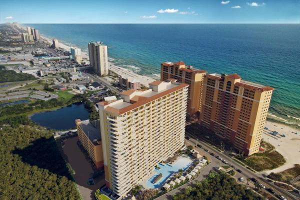 Calypso Beach Resort Tower III Pool and Building
